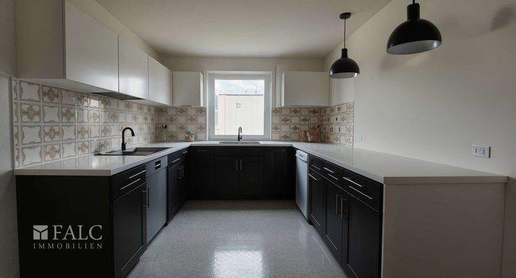  Küche, Modern - (KI generiert)