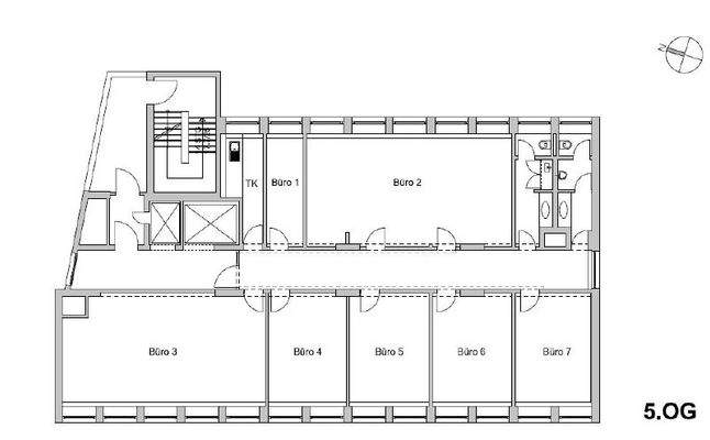 Grundriss 5OG