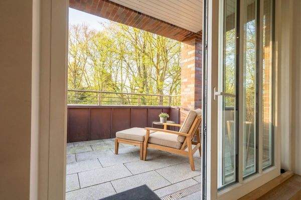 Balkon zur Nordseite im 2. OG