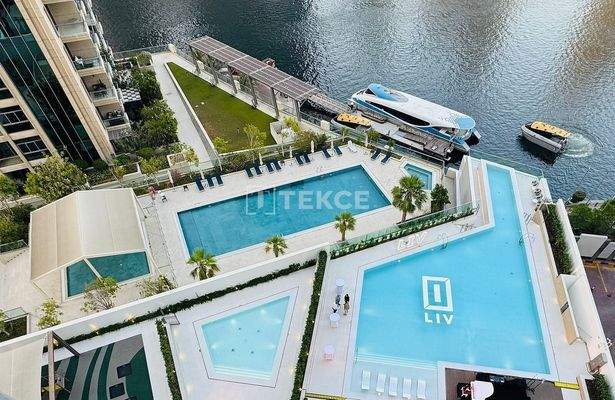 Furnished Apartment with Pool and Sauna in Dubai Marina