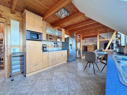 Offene Küche in DG-Wohnung