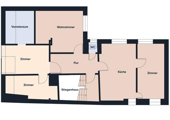 Grundriss ohne Maßstab / 3. Obergeschoss