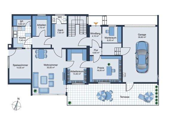 Grundriss Erdgeschoss