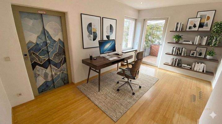 1.OG Büro "visualisiert"