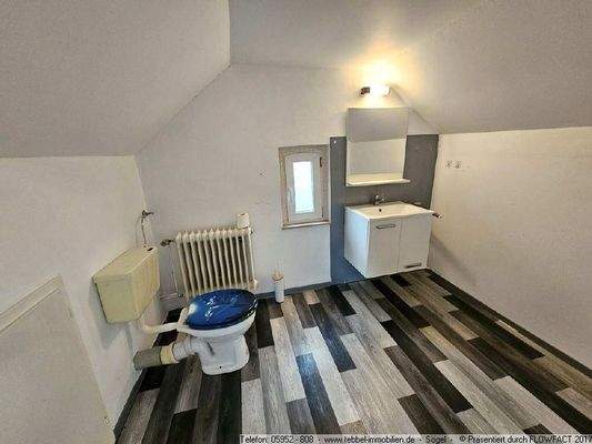 WC im Dachgeschoss