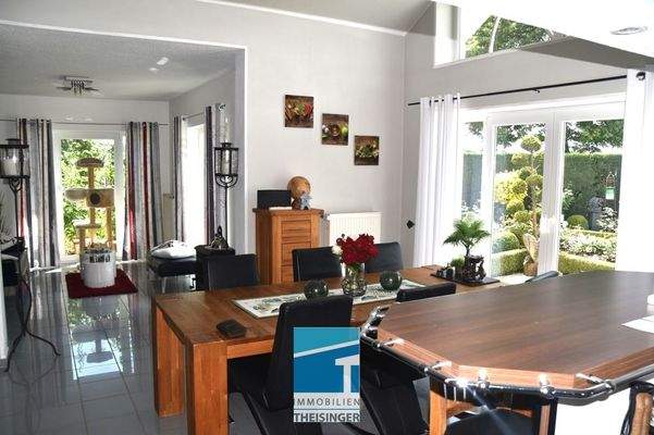 Sicht-Ess-Wohnbereich