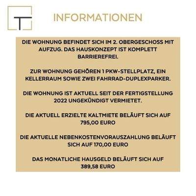 Wohnungsinformationen