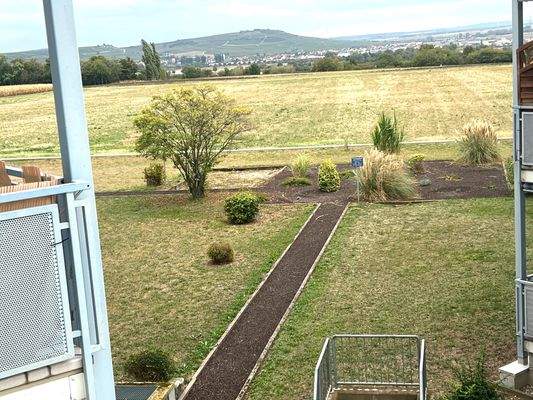 Blick vom Balkon