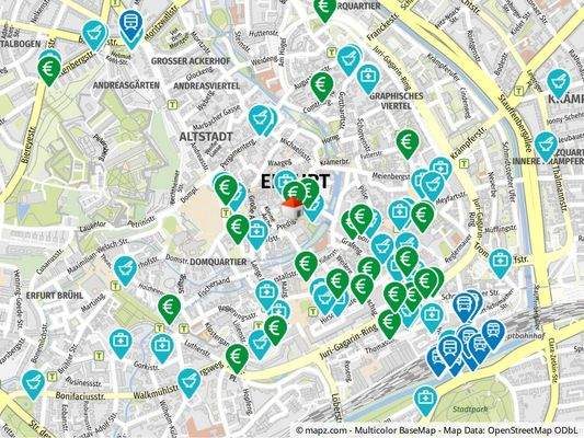 Geolyzer Kartenausschnitt