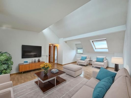 virtuelles Homestaging (Wohn- und Essbereich)