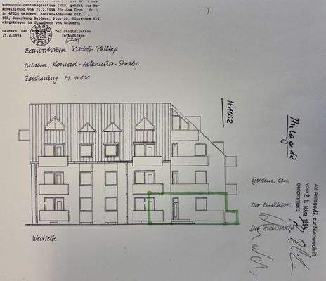 Zeichnung Seitenansicht