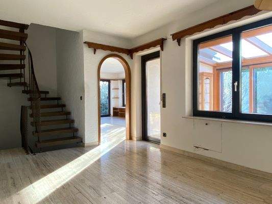 Essdiele vom Eingang aus