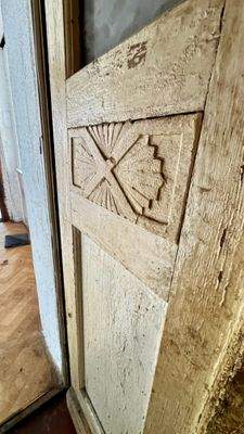 historische Doppeltür zum Flur