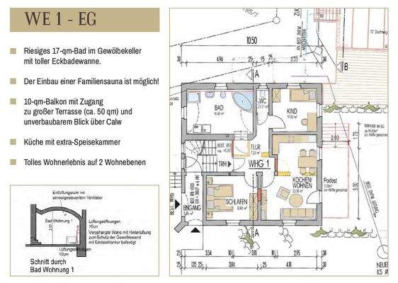 Grundriss Wohnung 1 EG