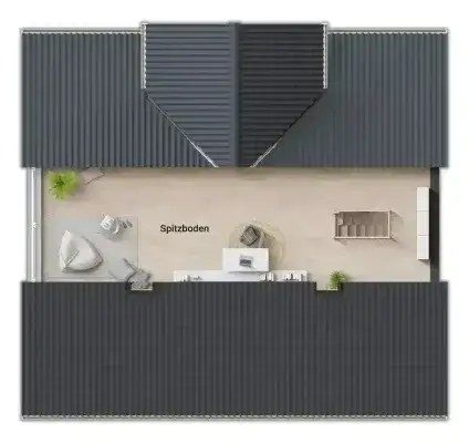 Einfamilienhaus Lichthaus 152 Grundriss Spitzboden