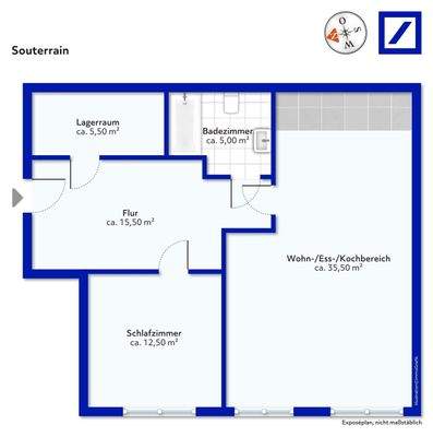 Grundriss Souterrain
