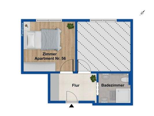 Grundriss - 1. Obergeschoss