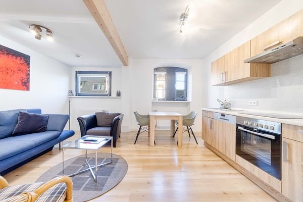 Wohn-/Ess-/Küchenbereich Ferienwohnung
