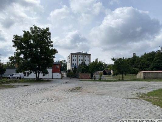 Blick zur Straße der Glasmacher