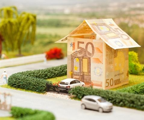 Haus aus Geld
