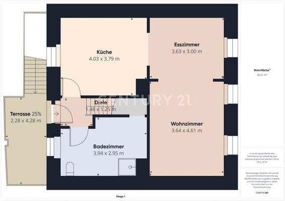 Grundriss Obergeschoss