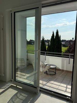 Blick auf die Loggia