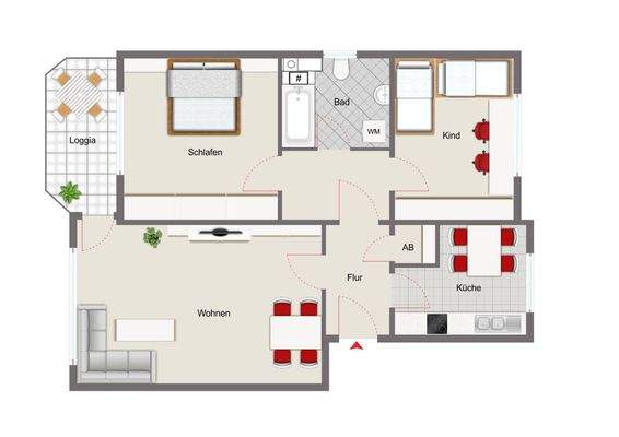 Grundriss (Abb. ähnlich)