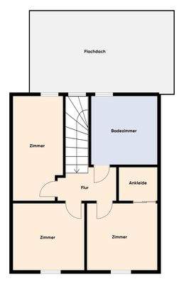 Grundriss ohne Maßstab / Obergeschoss