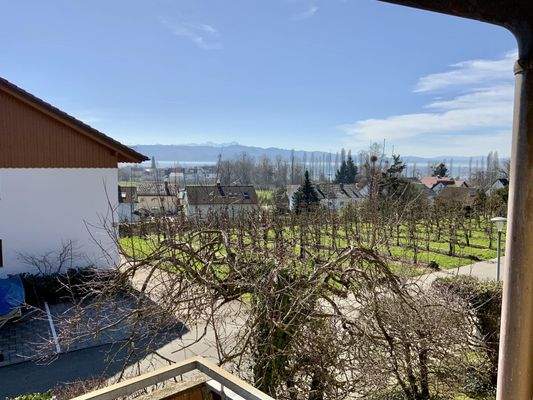See und Bergsicht vom Balkon