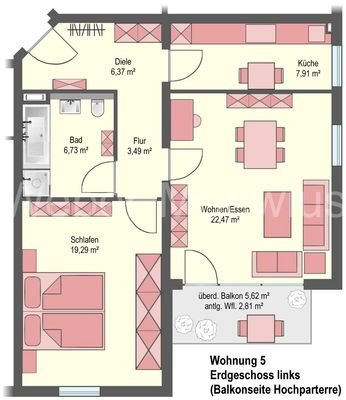 3124 Grundriss Wohnung