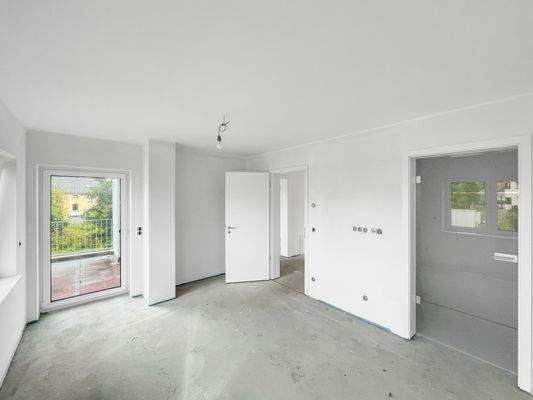 oder Schlafzimmer mit Ankleide