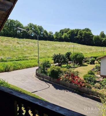 Aussicht vom Balkon neu