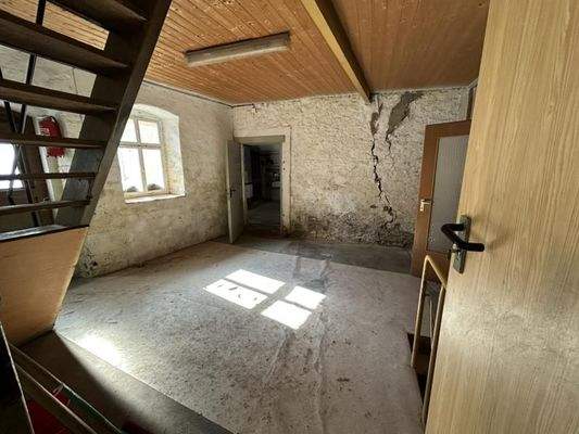 Riss Durchgang zur Werkstatt