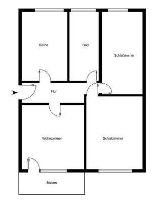 Grundriss - nur zur Übersicht, nicht maßhaltig