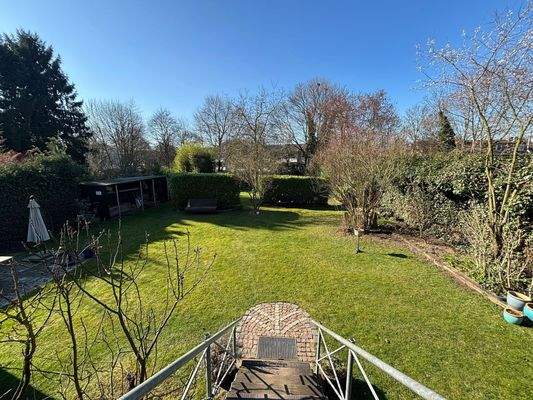 Blick vom Wintergarten