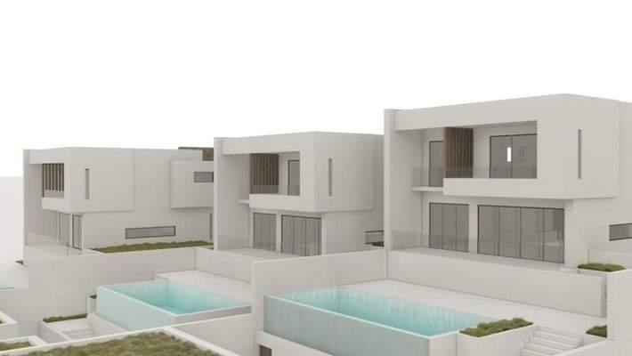 Kreta, Plaka: 3 Grundstücke mit Meerblick und Baugenehmigungen bei Elounda zu verkaufen