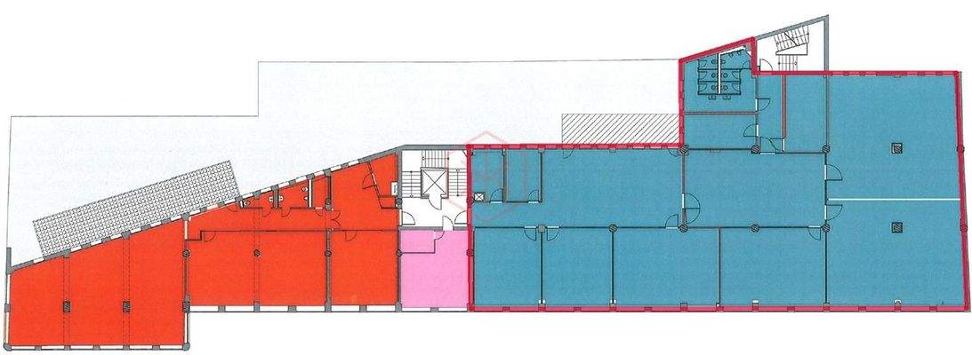 1. Obergeschoss mit ca. 689 m²