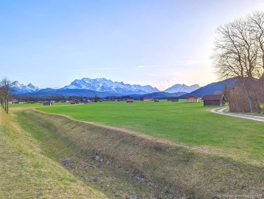 Blick Richtung Krün