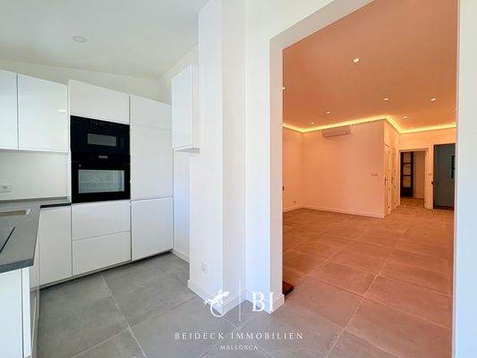 Küche und Wohnbereich