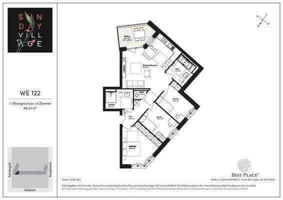 Vertriebsgrundriss_Sunday_Village_Eckwohnungen_WE122