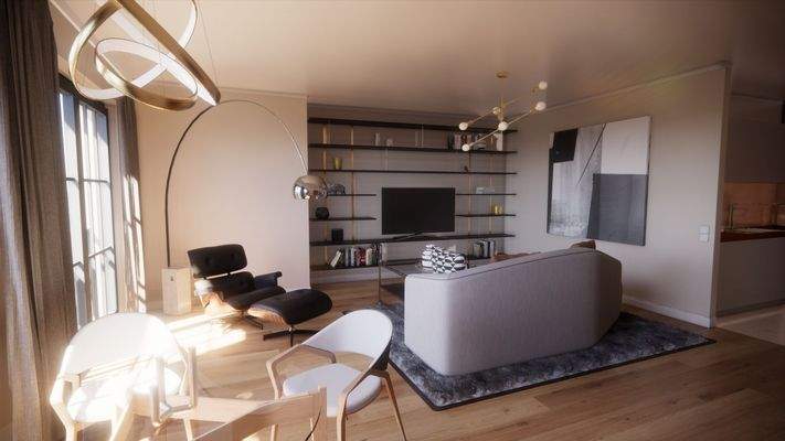 Visualisierung Wohnzimmer
