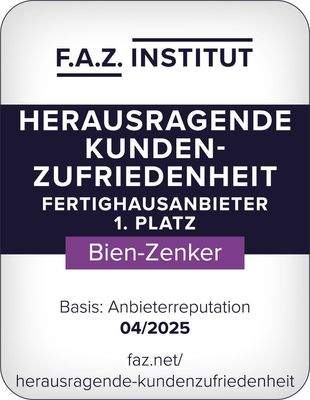 Siegel FAZ Herausragende Kundenzufriedenheit  BIEN-ZENKER