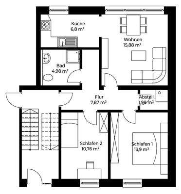WE2+4 EG & 1.OG rechts