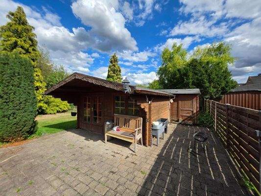Terrasse Gartenhaus