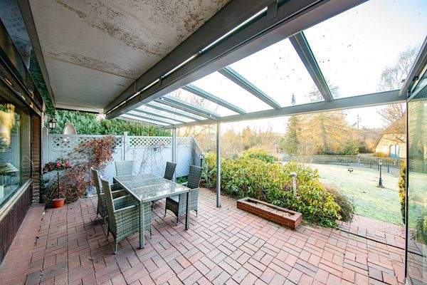 Überdachte Terrasse