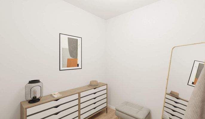 Zusätzlicher Stauraum in der Ankleide