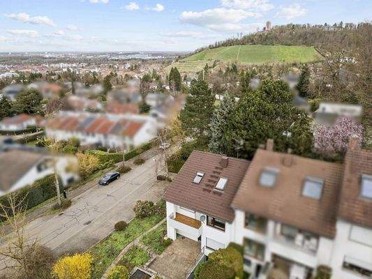 Luftansicht mit Umgebung