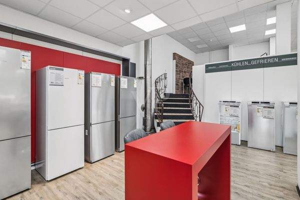 Treppenaufgang zum Büro