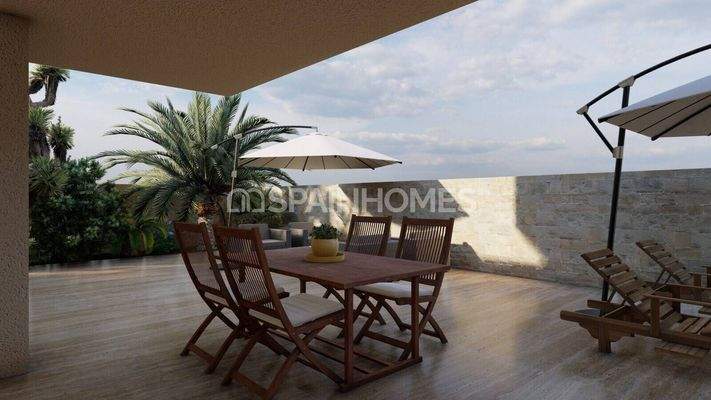 Sea View Villas with Private Pools in Pilar de la Horadada