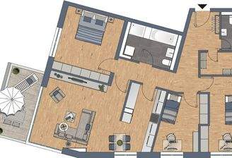 Grundriss WE 8